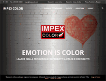 Tablet Screenshot of impexcolor.com